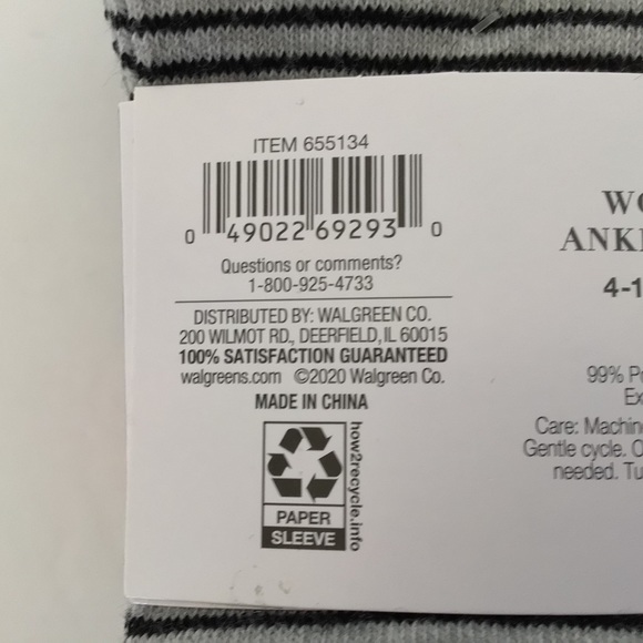 3 PAIRS WEST LOOP PATTERNED ANKLE SOCKS NWT - Picture 7 of 8